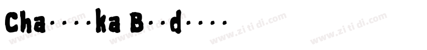 Charlonka Bold字体转换